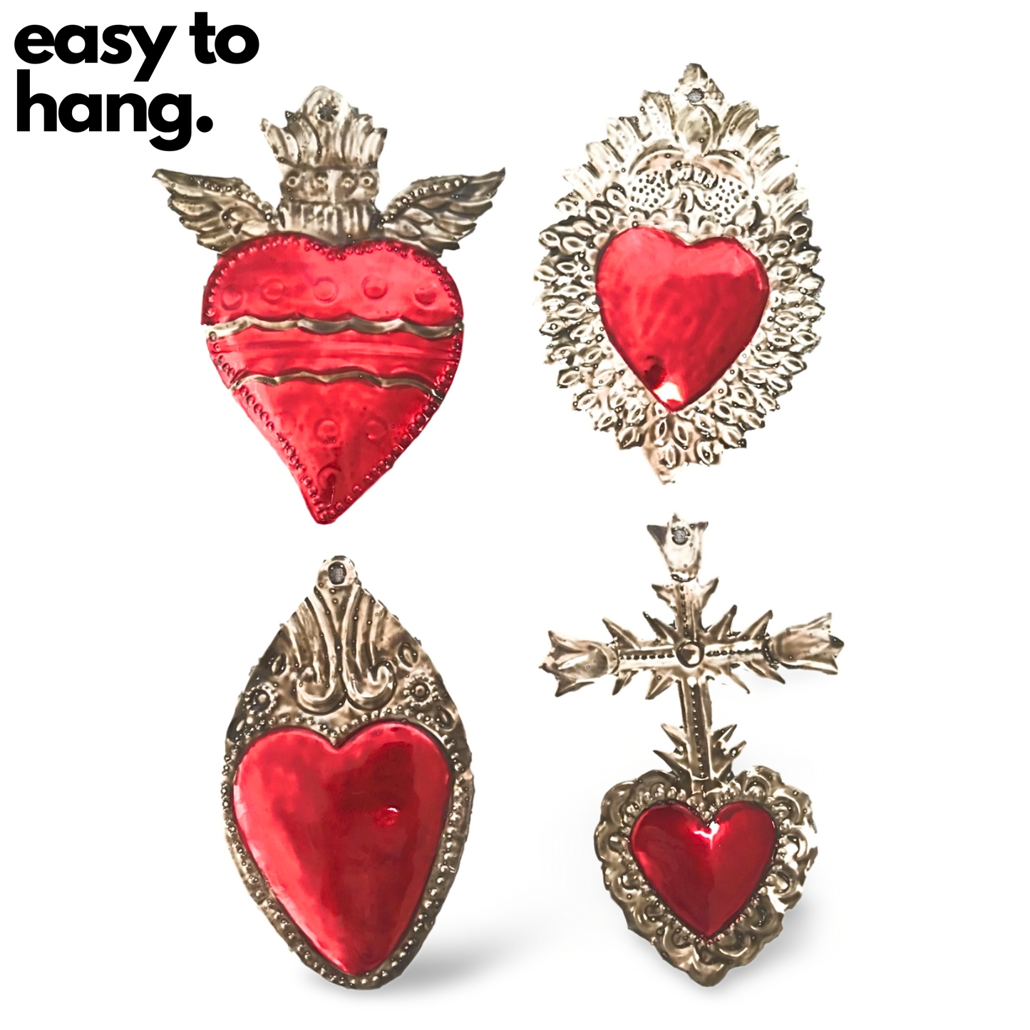 Mexican Milagros Charms - Set of 4