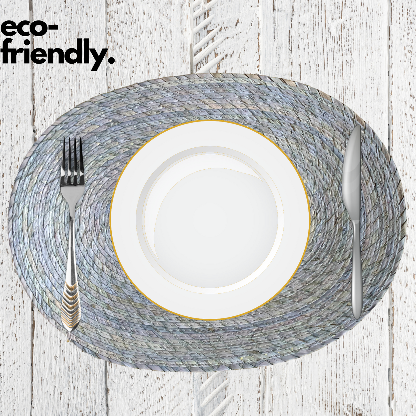 Gray Placemats - Set of 4