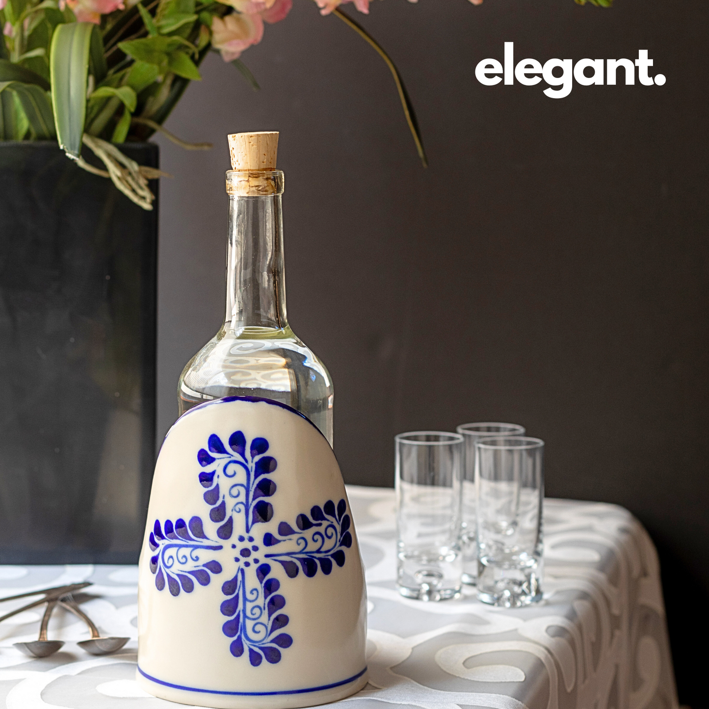 Ceramic Bottle Stand