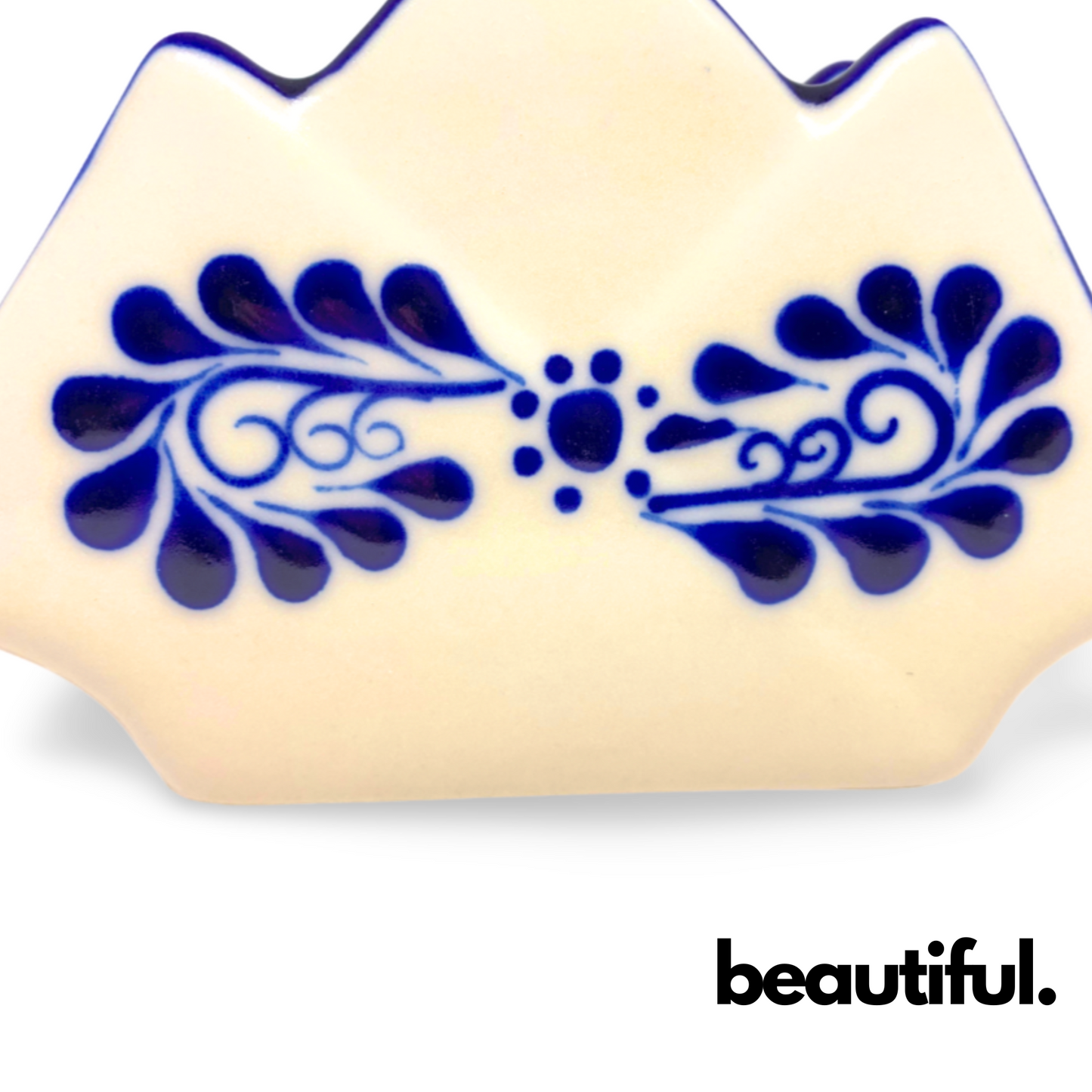 White Napkin Holder