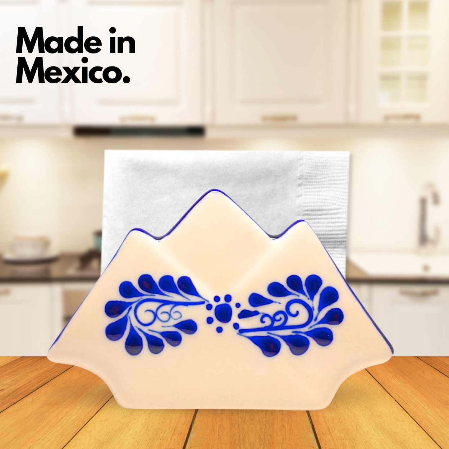 White Napkin Holder