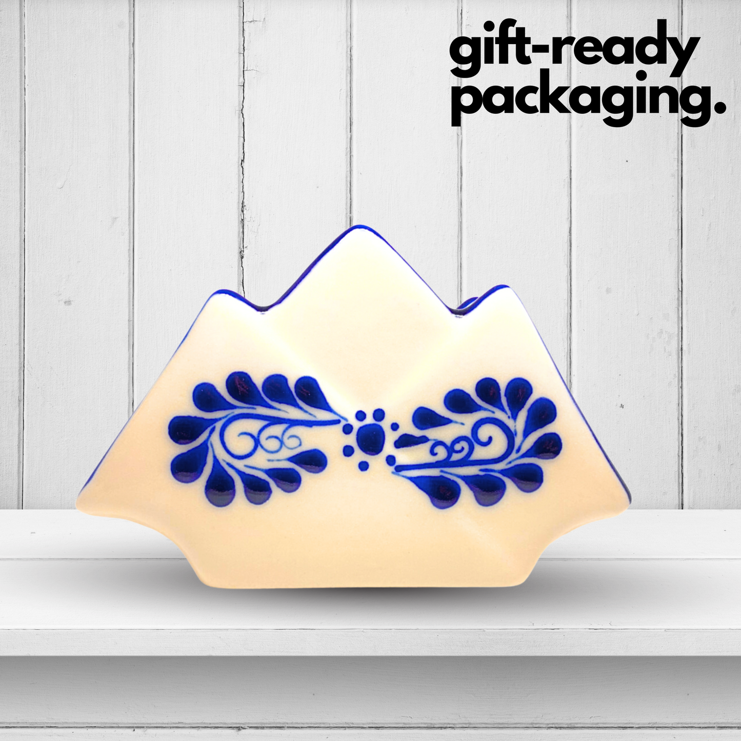 White Napkin Holder