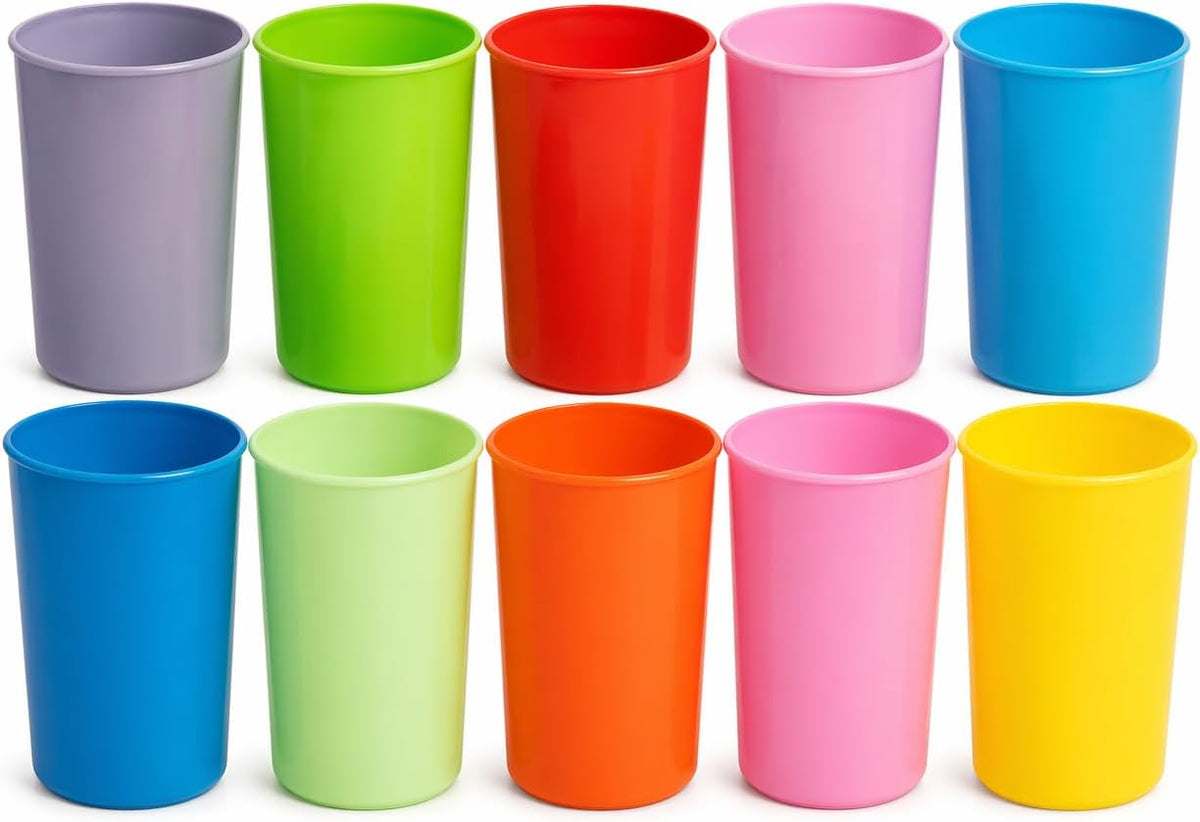 Colorful Mexican Party Cups, Set of 10 — top view
