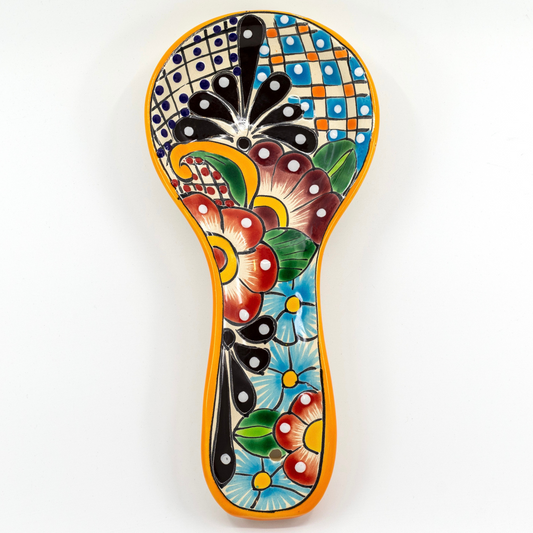 Mexican Spoon Rest Colorful Spoon Ladle made in Mexico