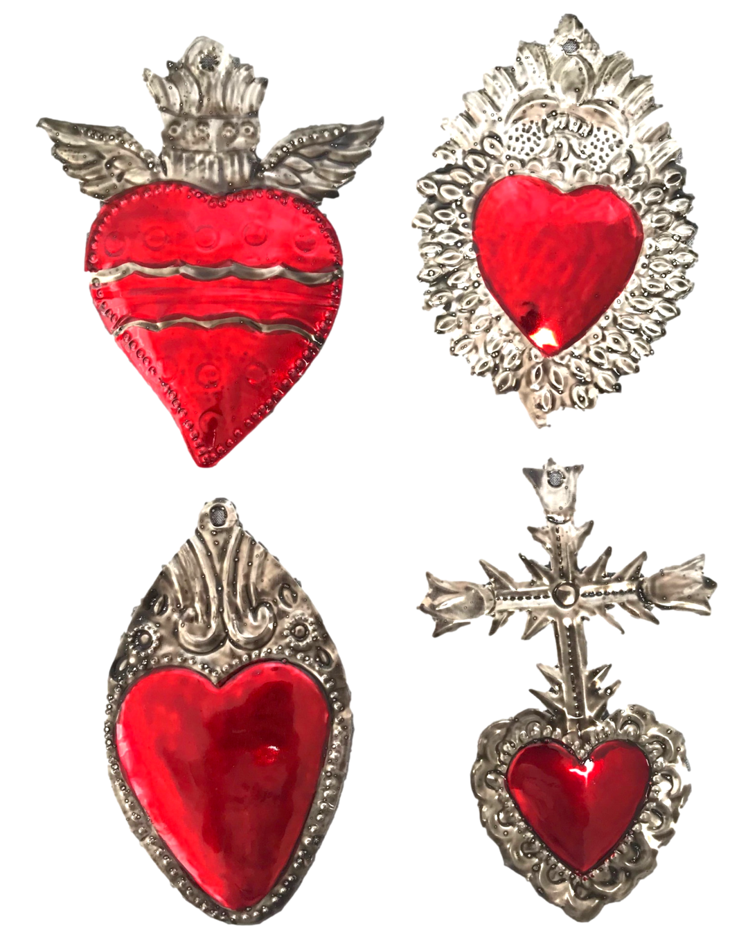 Mexican Milagros Charms - Set of 4