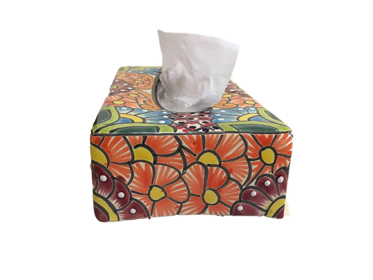 Talavera Tissue Box Holder