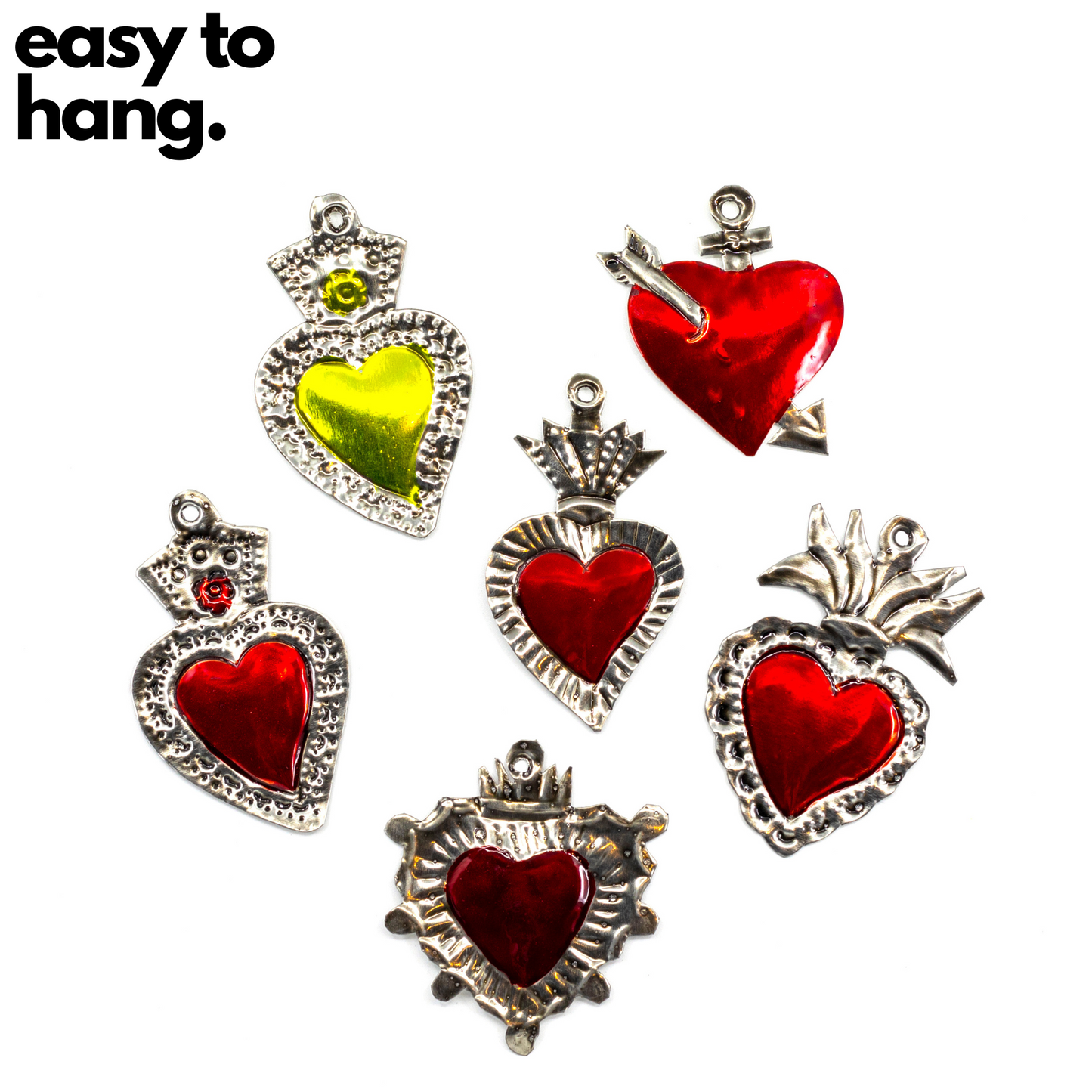 Mexican Milagros Charms - Set of 6