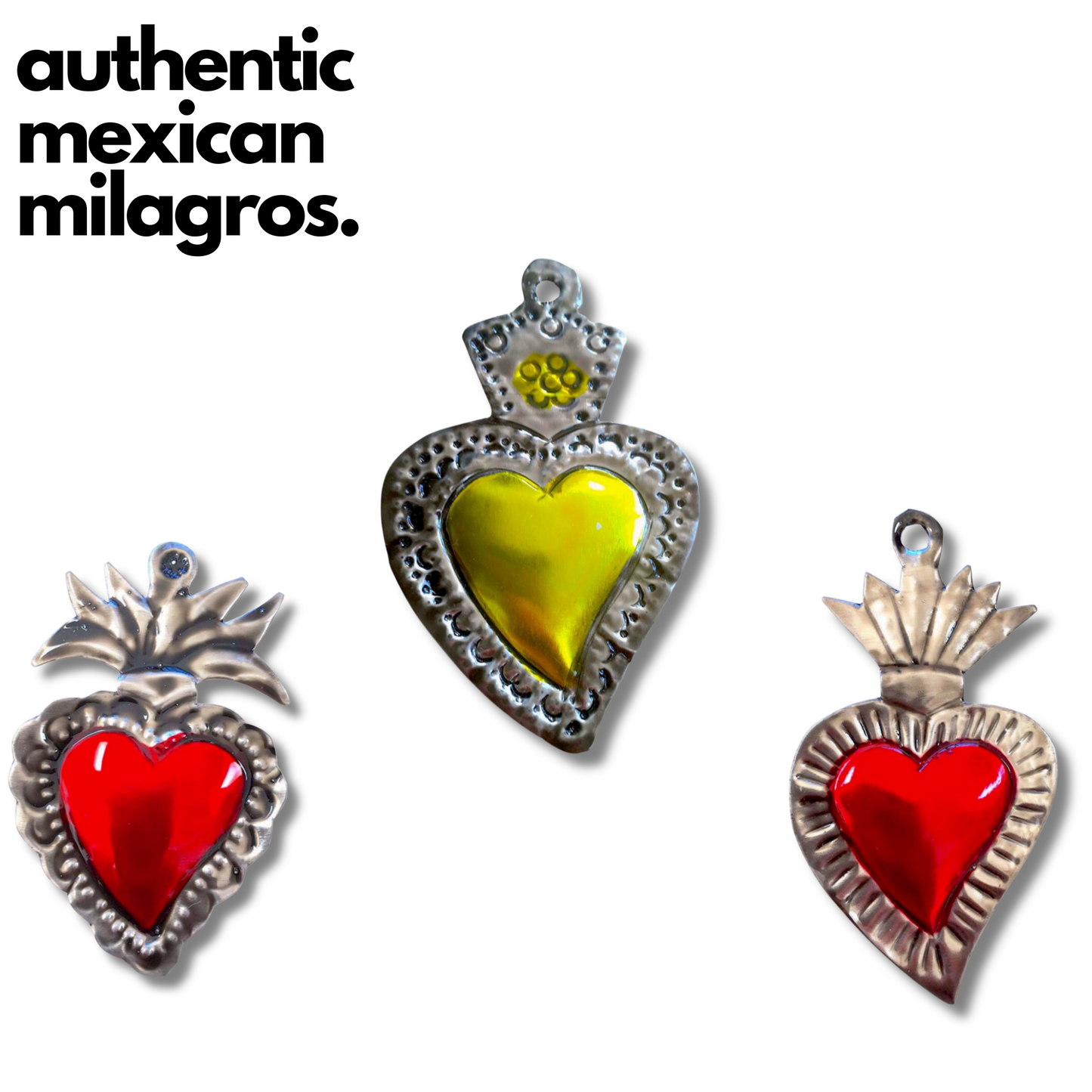 Mexican Milagros Charms - Set of 6