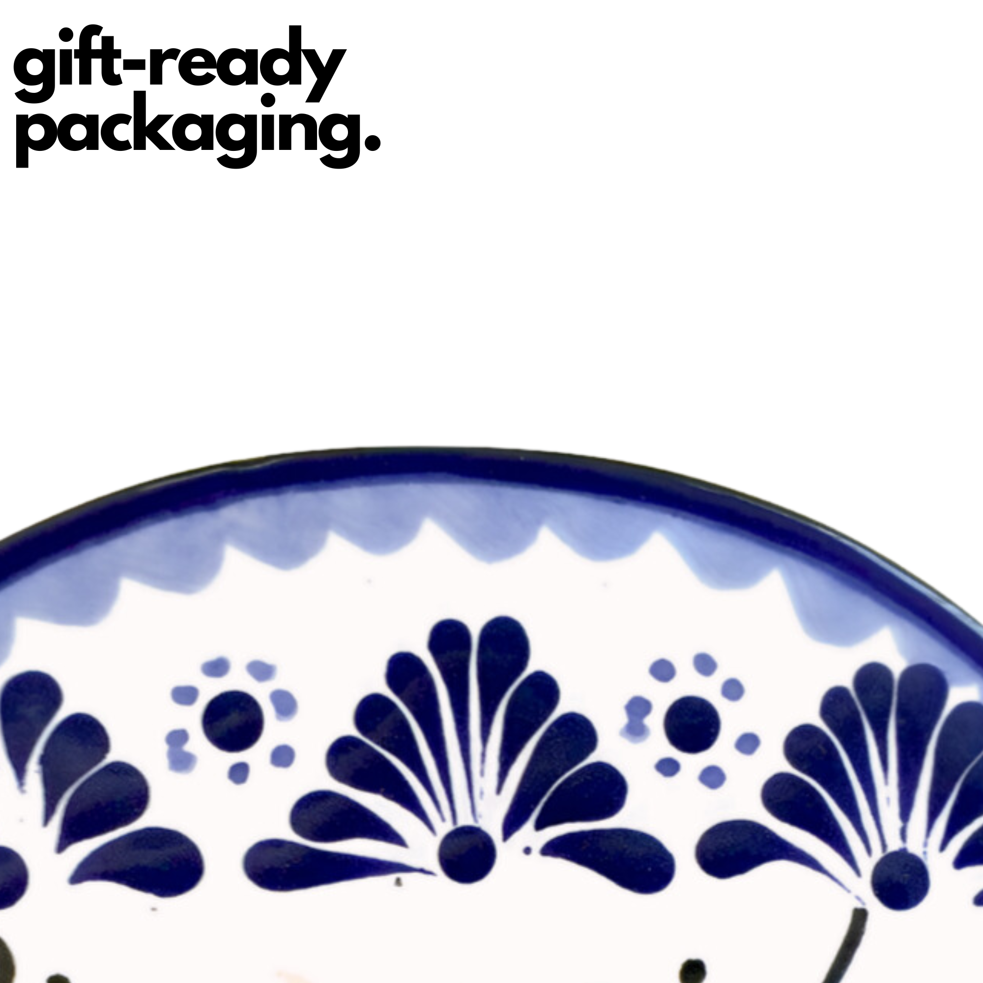 Handmade Mexican Bienvenidos Talavera Ceramic House Sign Blue & White ...