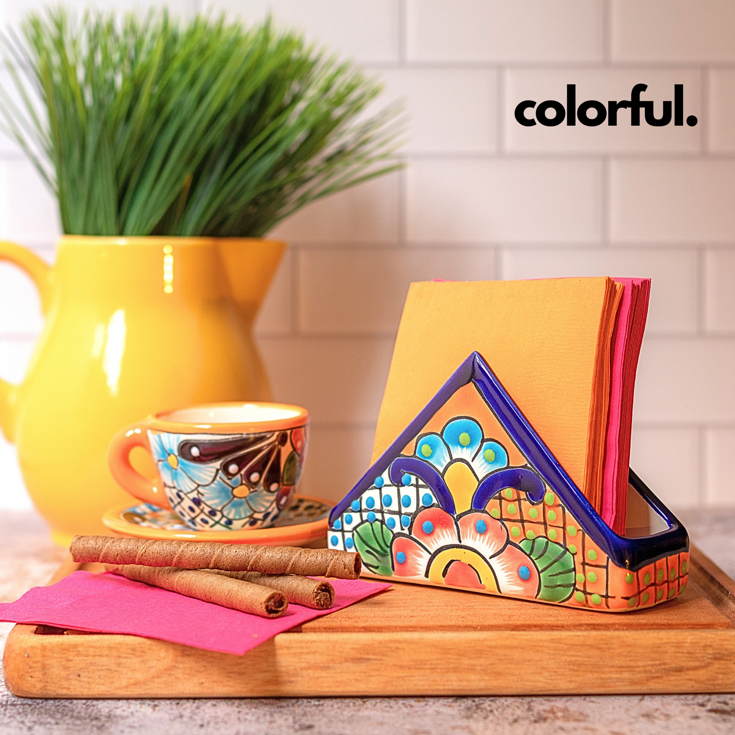 Colorful Napkin Holder