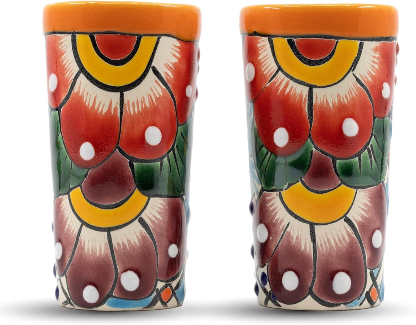 Colorful Shot Glasses, Set of 2 — front view