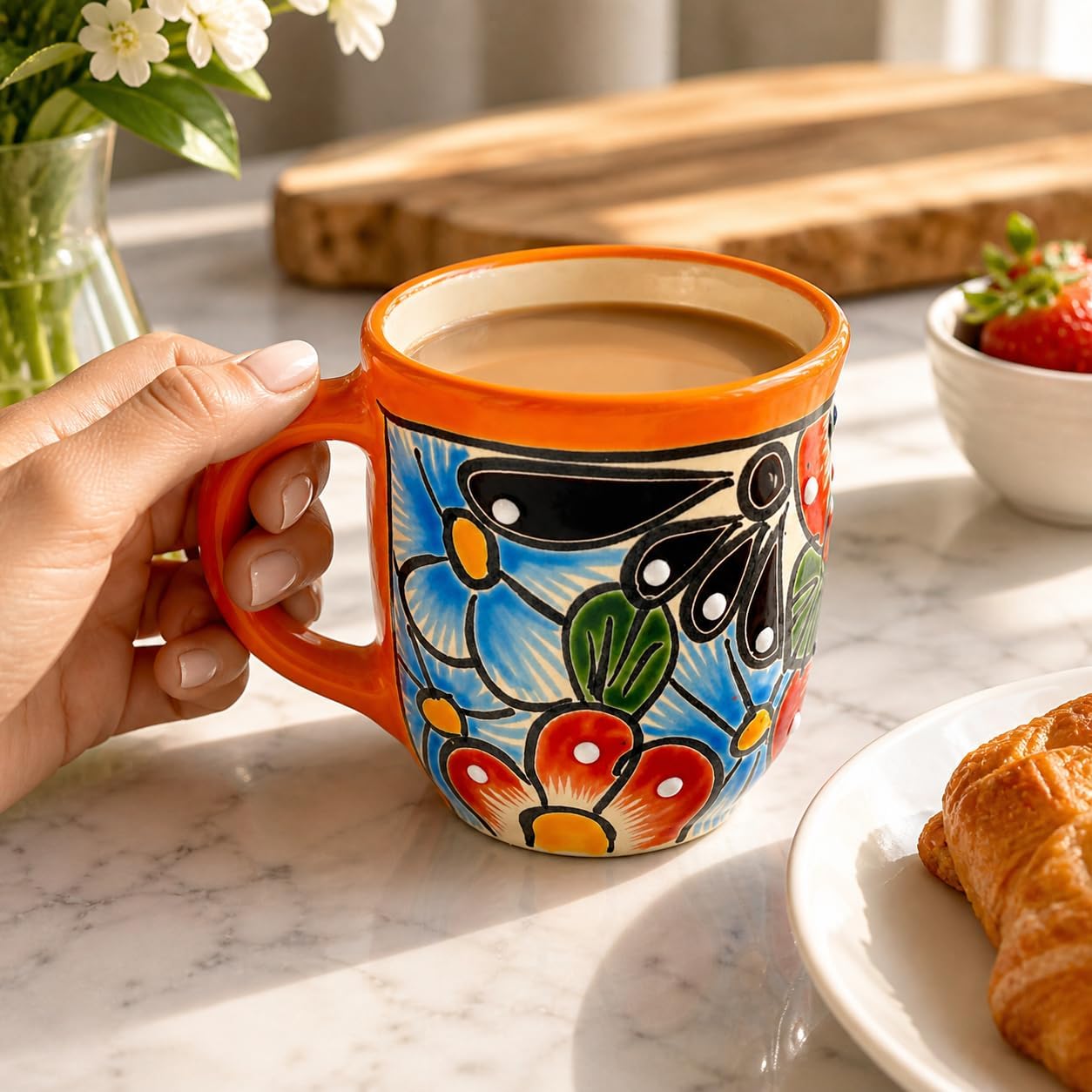 Colorful Mug — top view