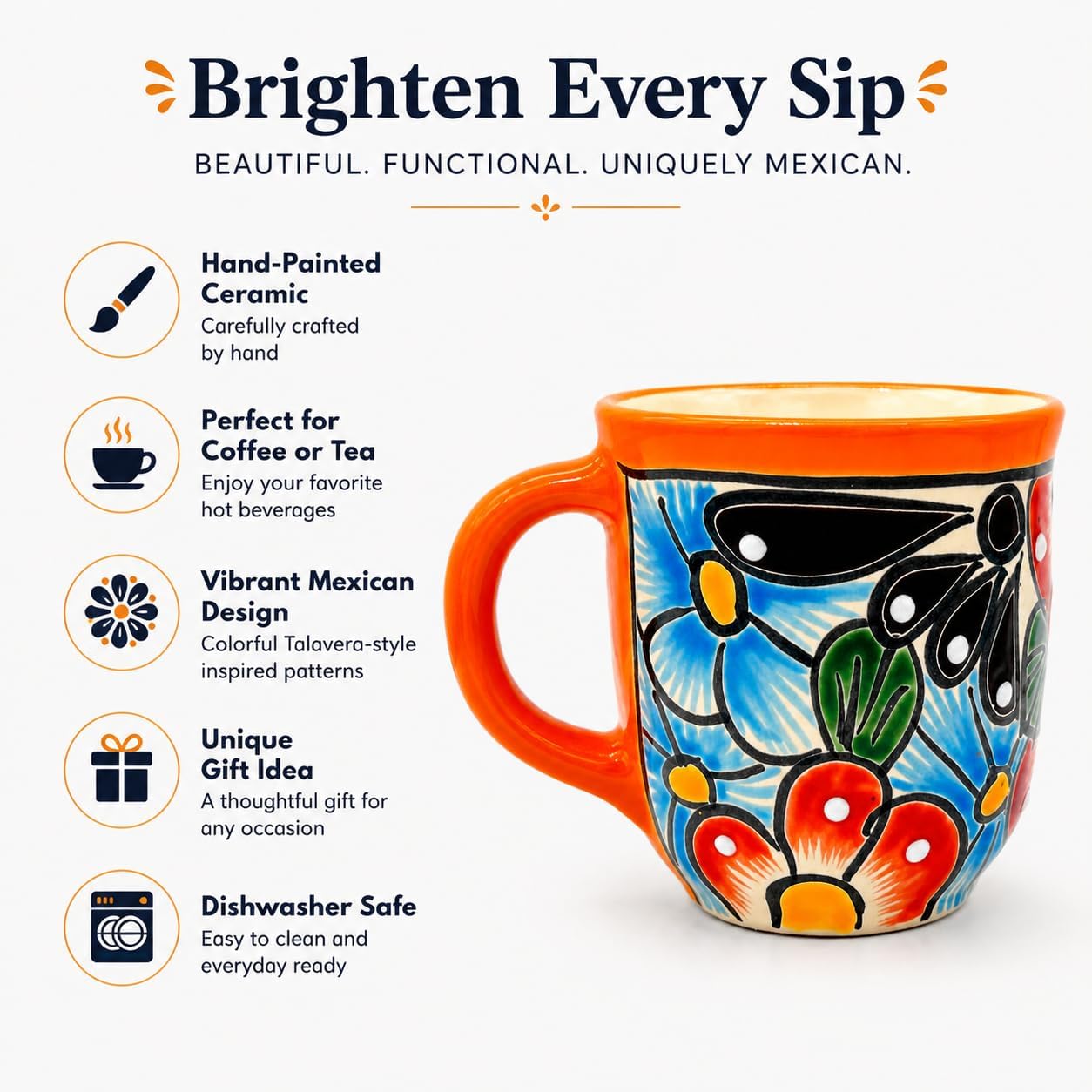 Colorful Mug — close-up