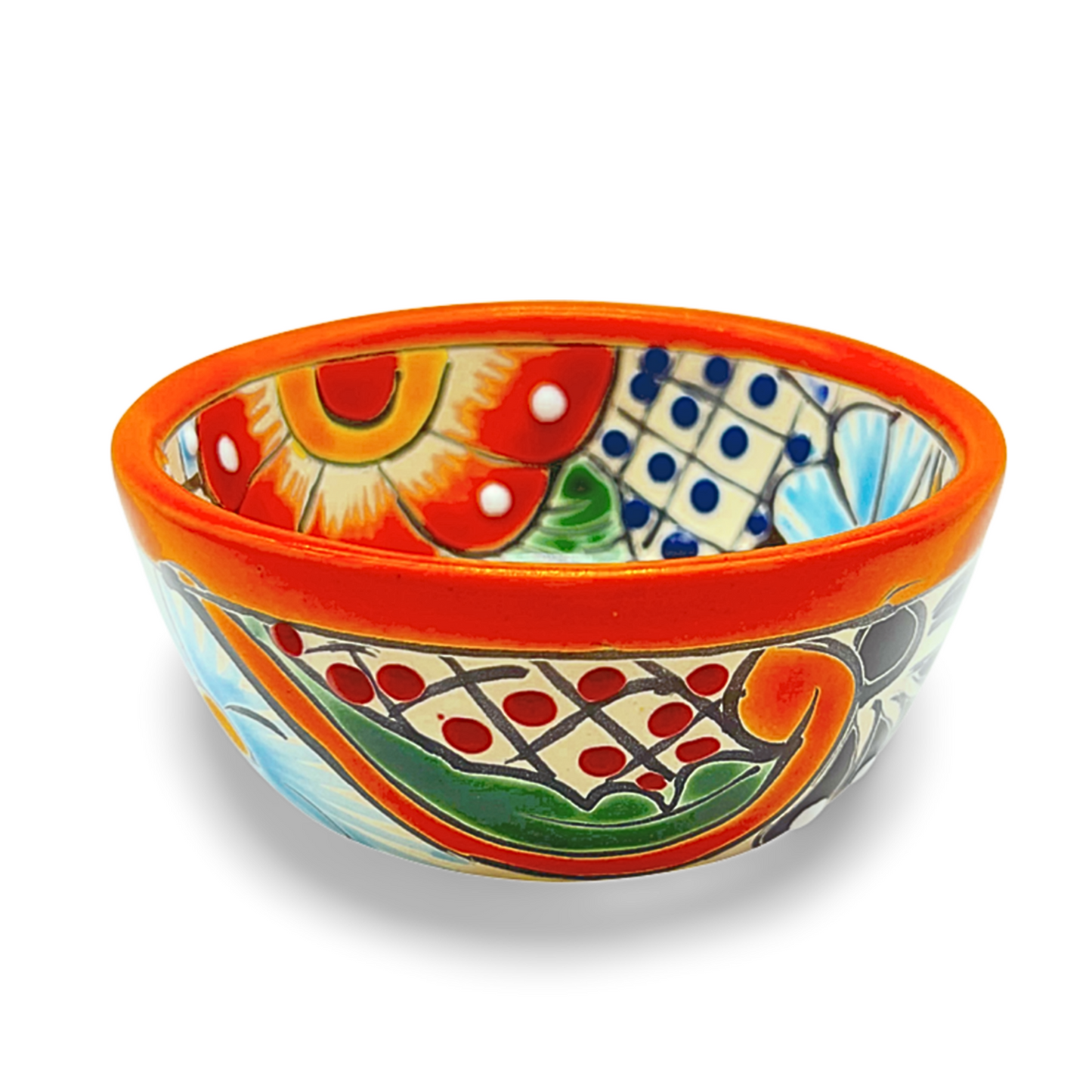 colorful mexican guacamole bowl set of 2 