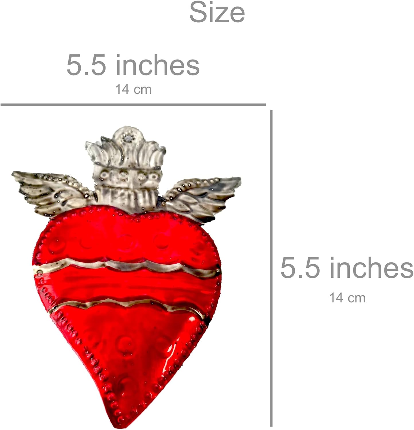 Mexican Milagros Charms, Set of 4 — front view