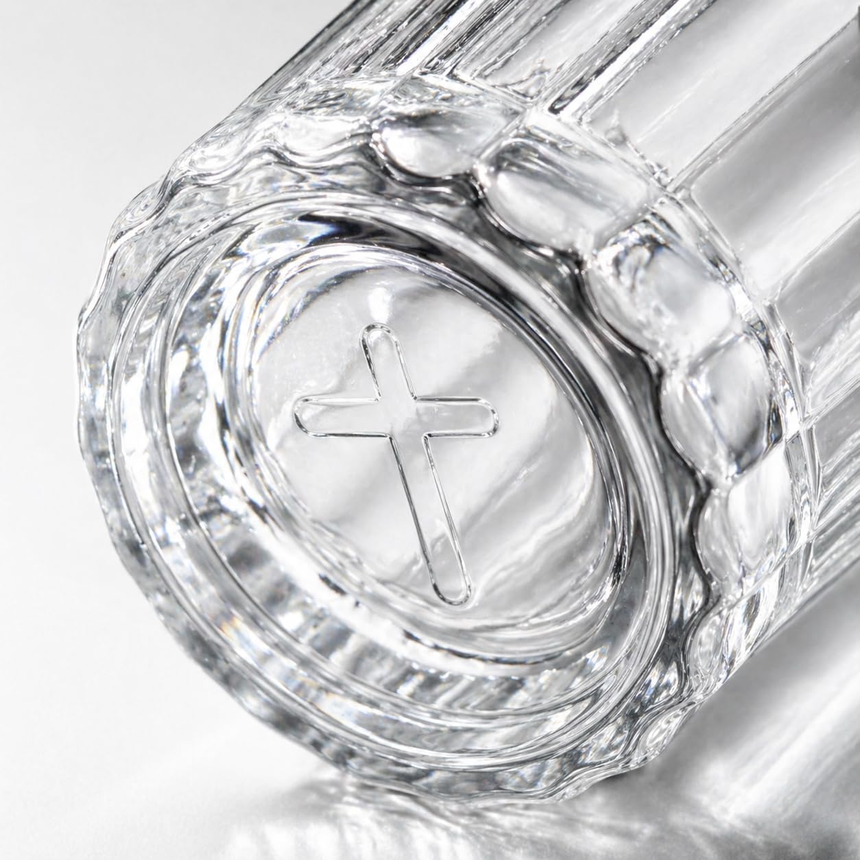 Veladora Mezcal Shot Glasses, Set of 4 — detail of the hand-painted pattern