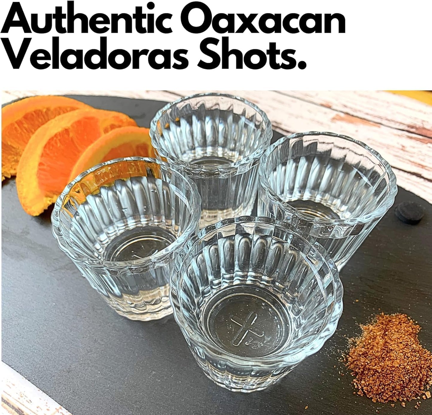Veladora Mezcal Shot Glasses, Set of 4 — alternate angle