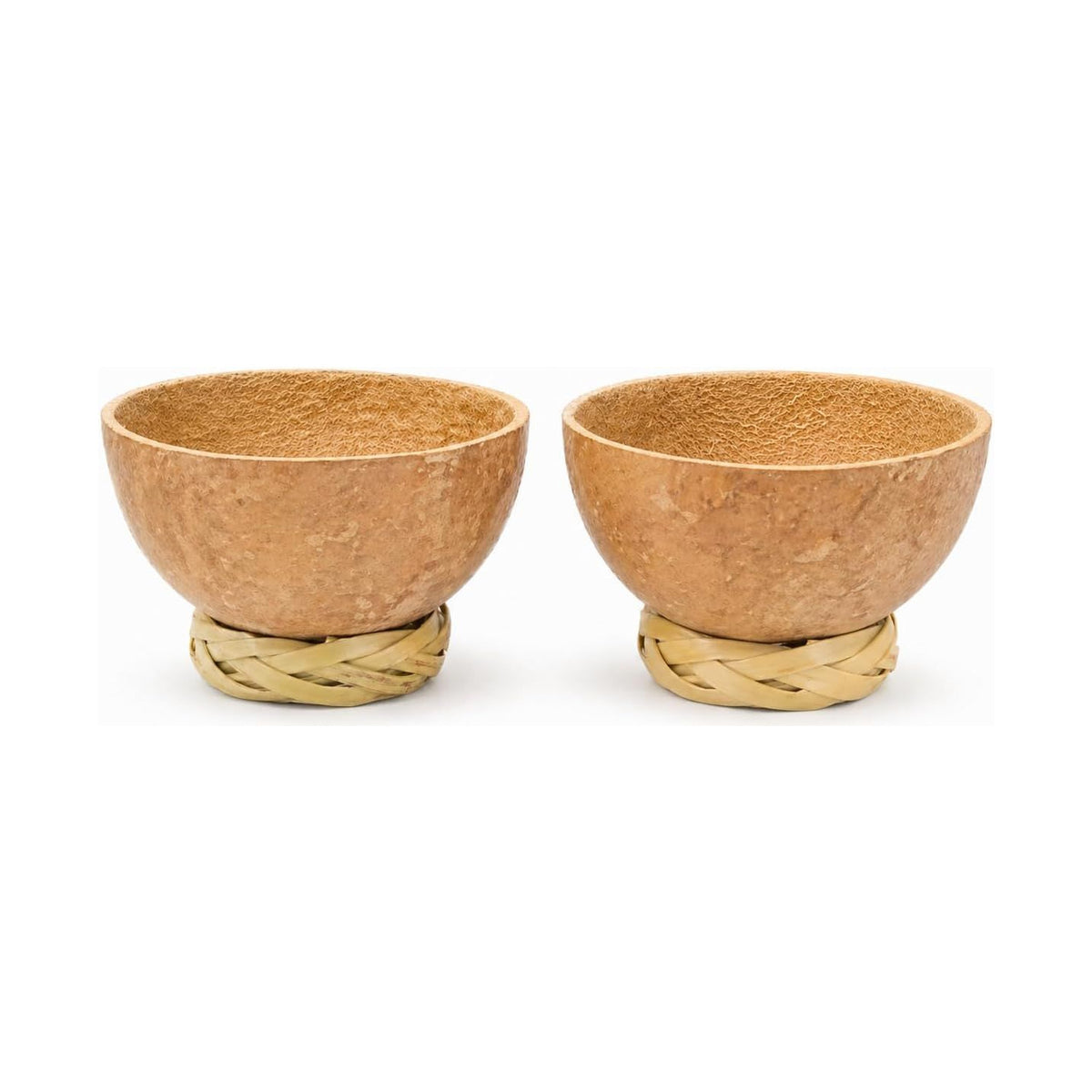 Mexican Mezcal Jicaras Cups 3oz, Set of 2 — detail of the hand-painted pattern