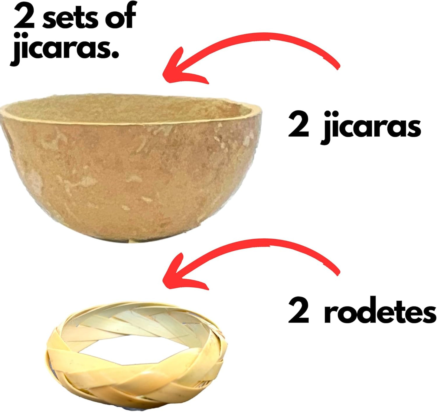Mexican Mezcal Jicaras Cups 3oz, Set of 2 — angled view