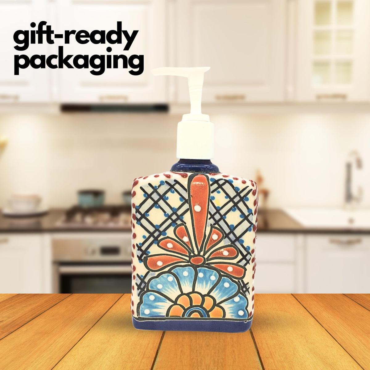 Another color variation of the rectangular soap dispenser
