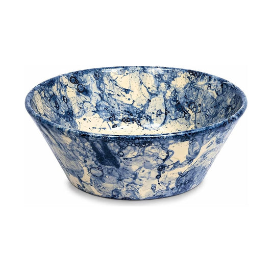 Blue & White Mexican Pozole Bowl — alternate angle