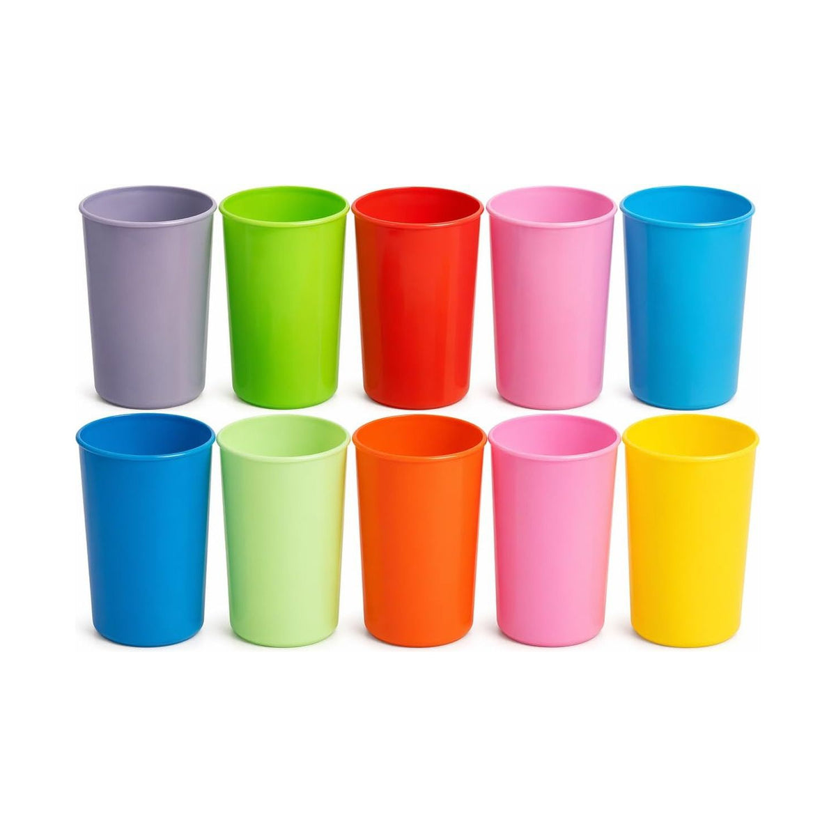 Colorful Mexican Party Cups, Set of 10 — top view