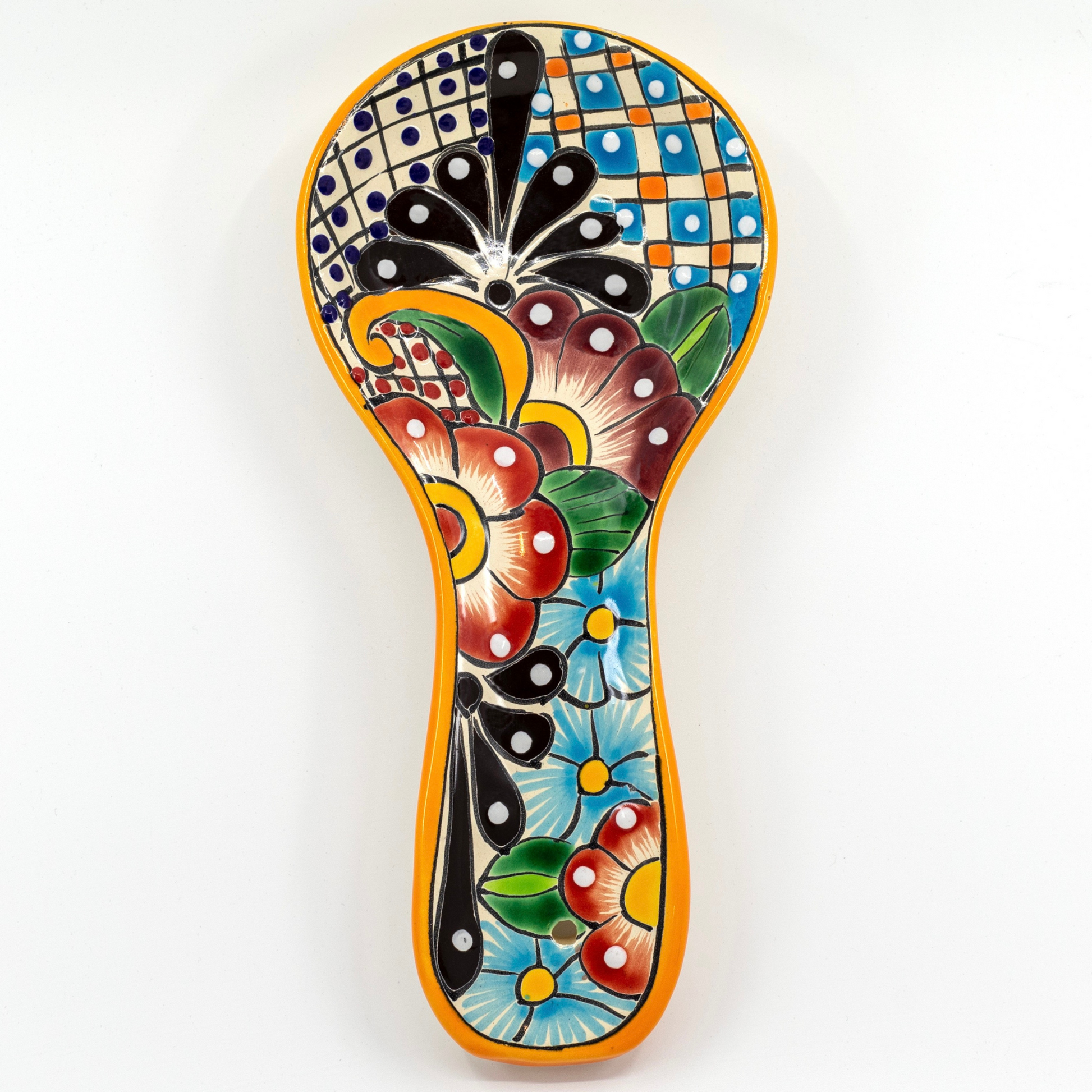 Mexican Spoon Rest Colorful Spoon Ladle made in Mexico
