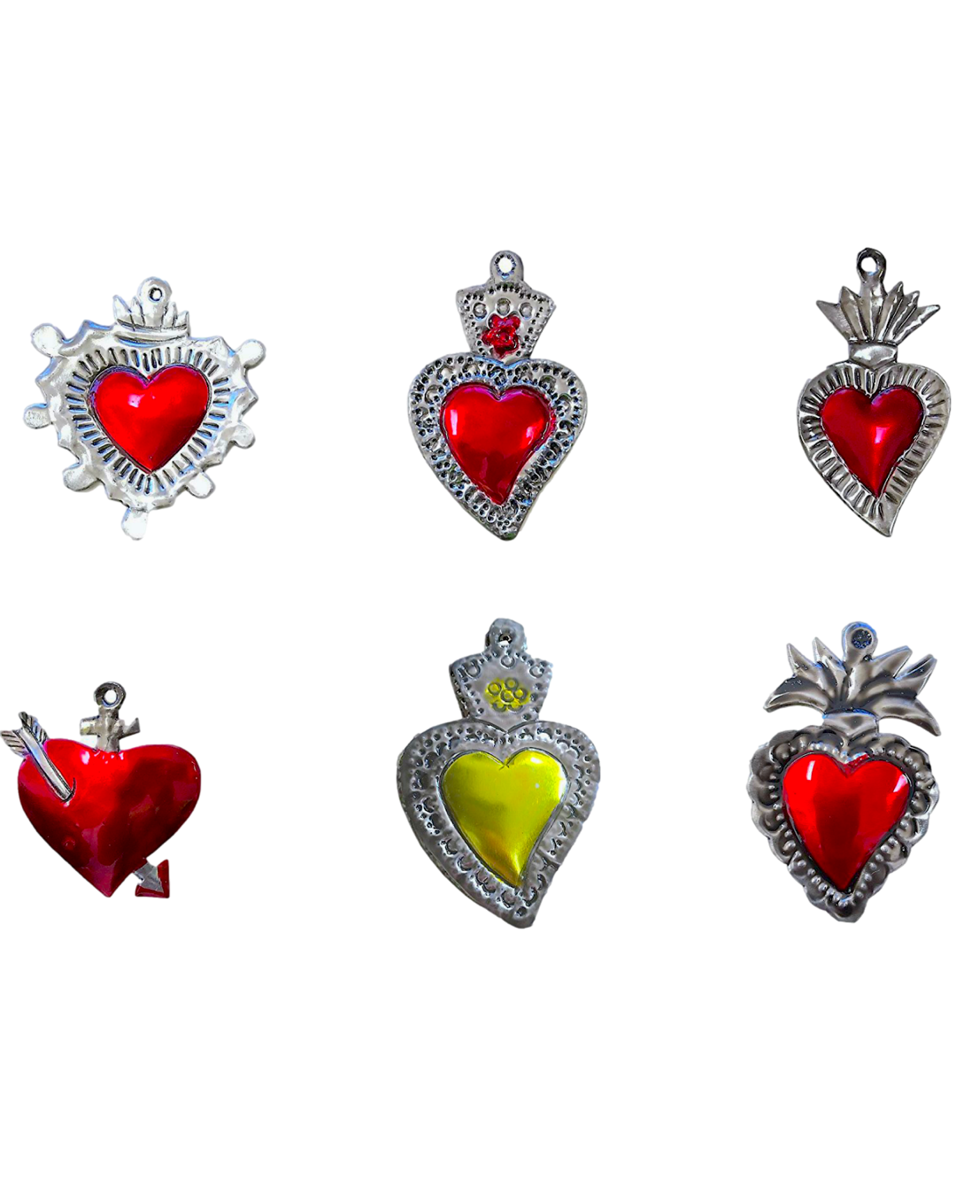 Mexican Milagros Charms - Set of 6