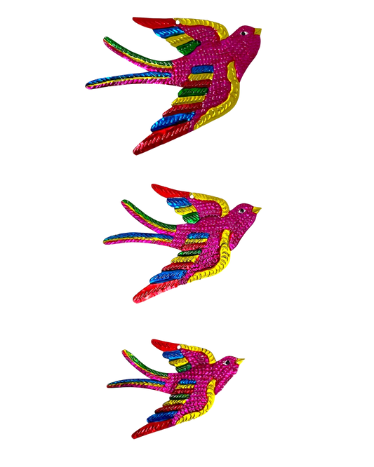 Colorful Tin Birds
