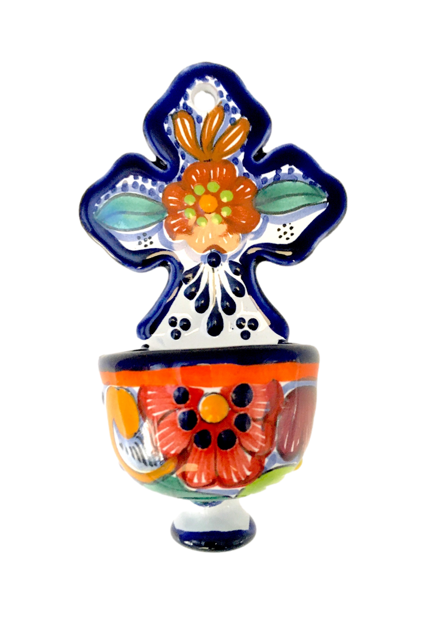 Mexican Ceramic Holy Font