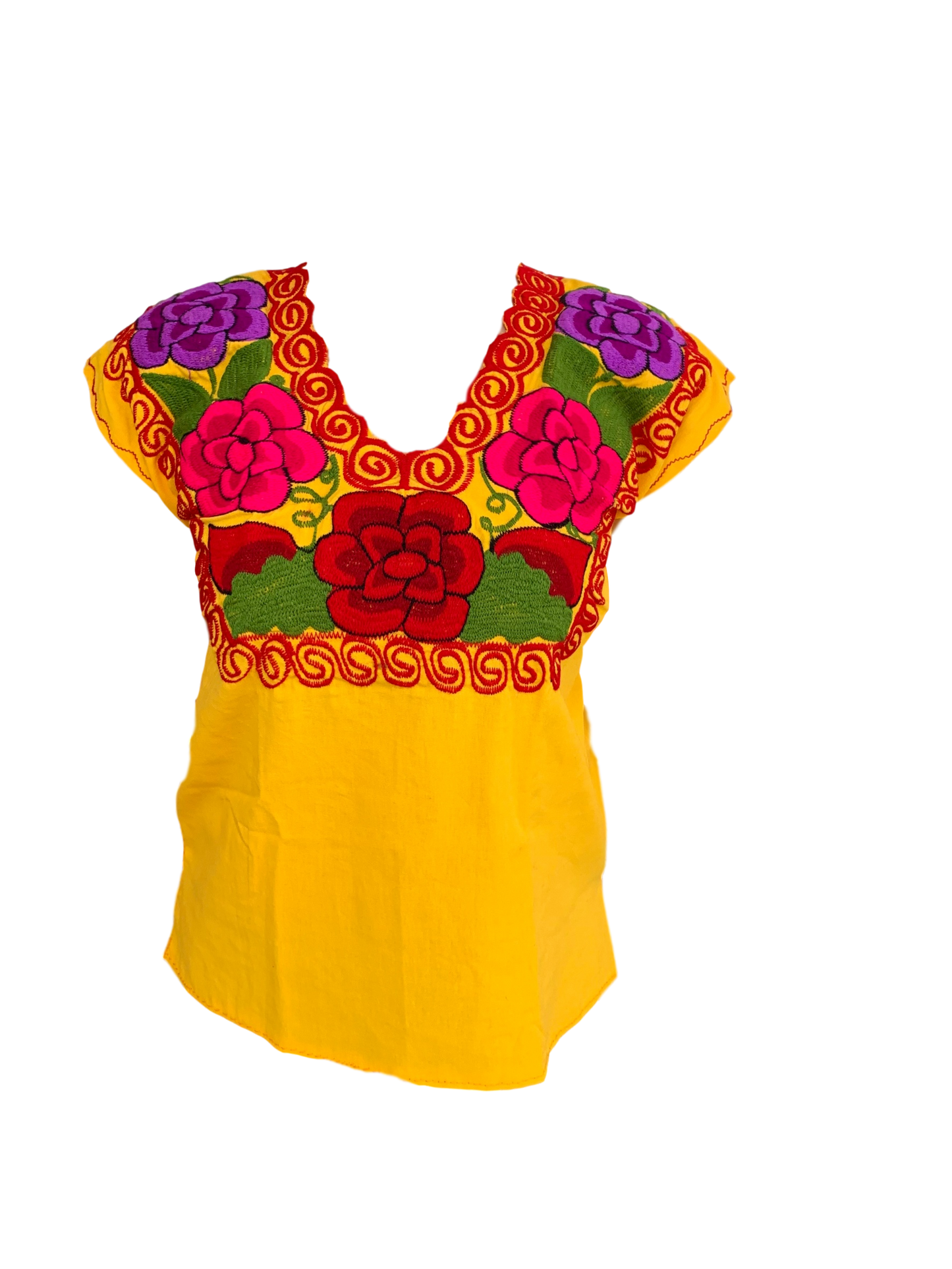 Yellow Mexican Blouse