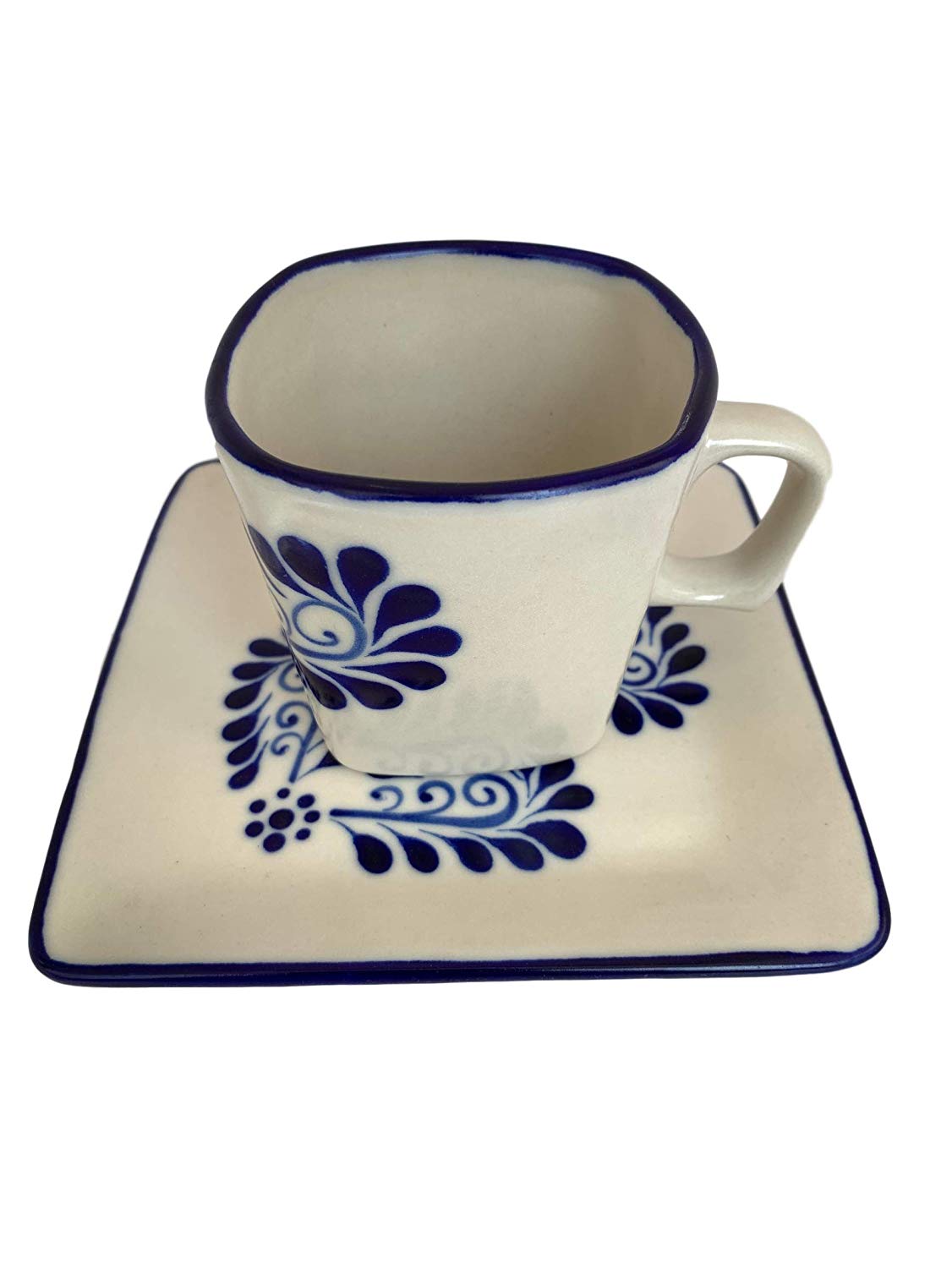 Talavera Ceramic Mug And Saucer